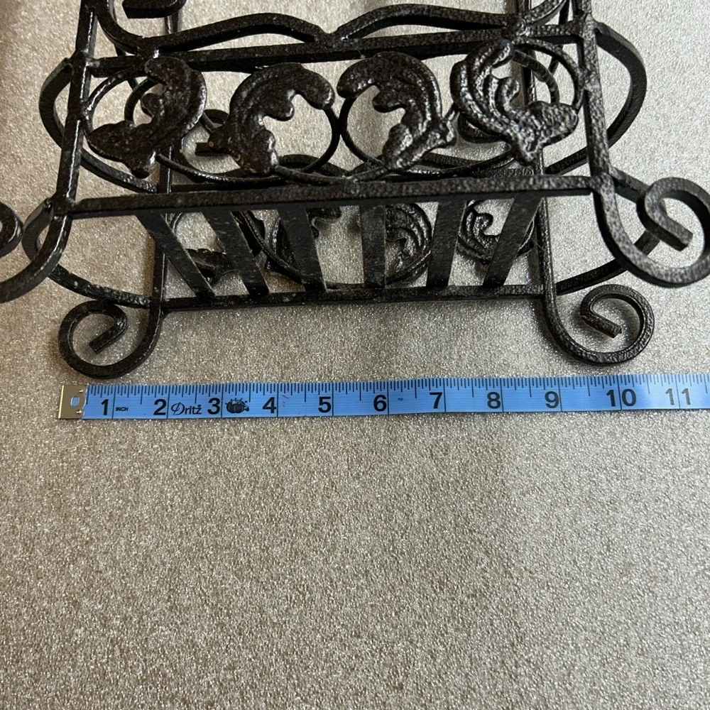 Ornate‎ Wrought Iron Wine Rack/Stand